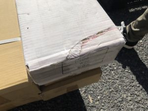 アウトレット　アカシアクリア　外装破損(修正)箇所