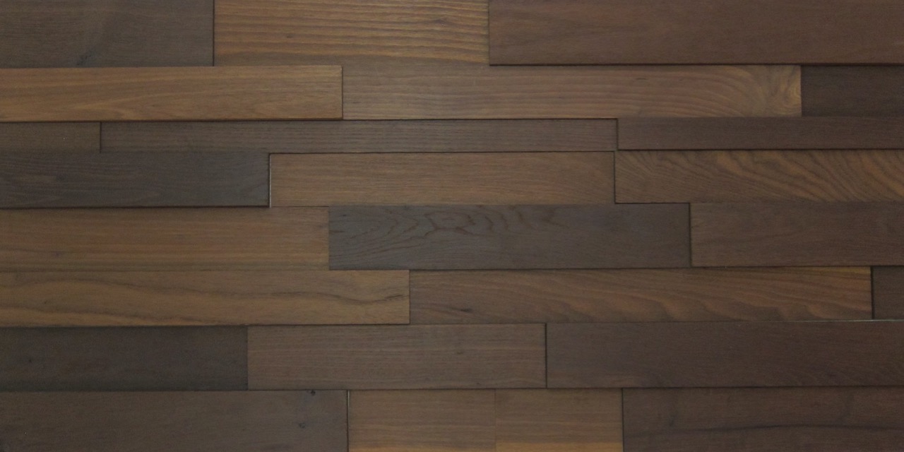 壁材 ウッドブリックウォールパネル ダーク 無塗装